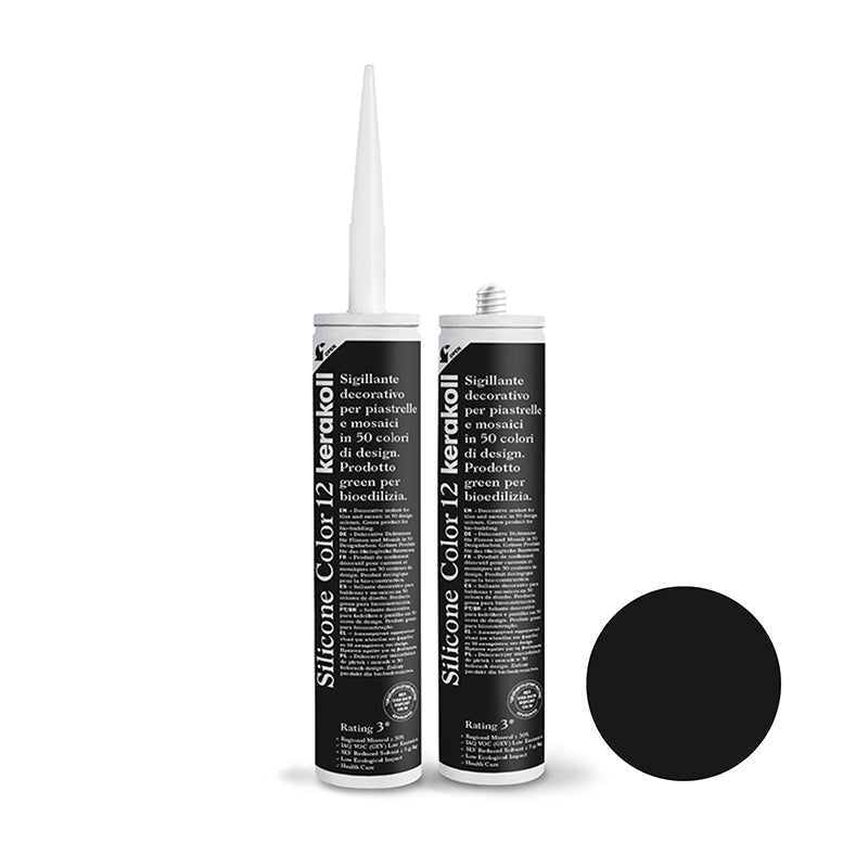 Kerakoll | Silicone Color | Colour No. 12 | Black | 310ml
