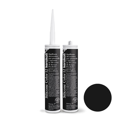Kerakoll | Silicone Color | Colour No. 12 | Black | 310ml
