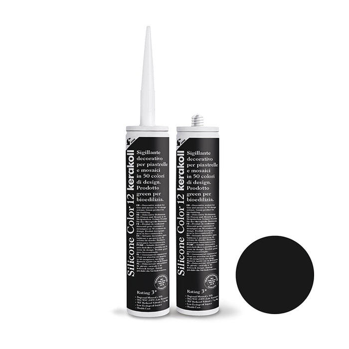 Kerakoll | Silicone Color | Colour No. 12 | Black | 300ml