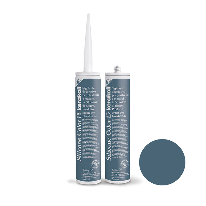 Kerakoll | Silicone Color | Colour No. 15 | Deep Blue Grey | 300ml