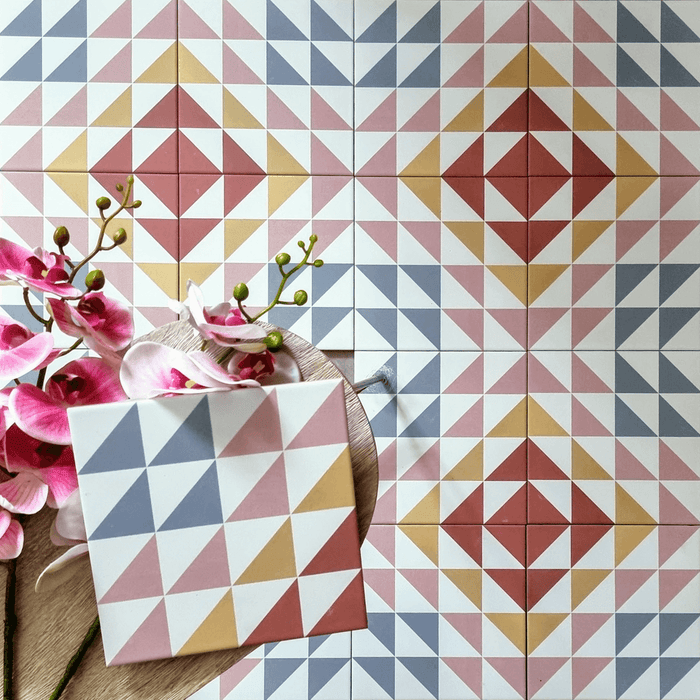 Harlequin Colours Patterned Tile 20cm x 20cm