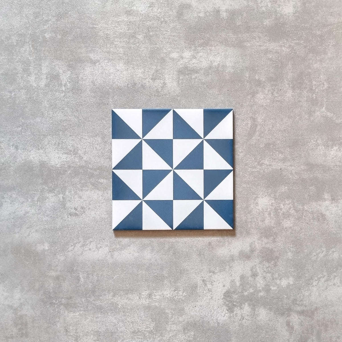 Harlequin Navy Blue Diamond Tile 20cm x 20cm