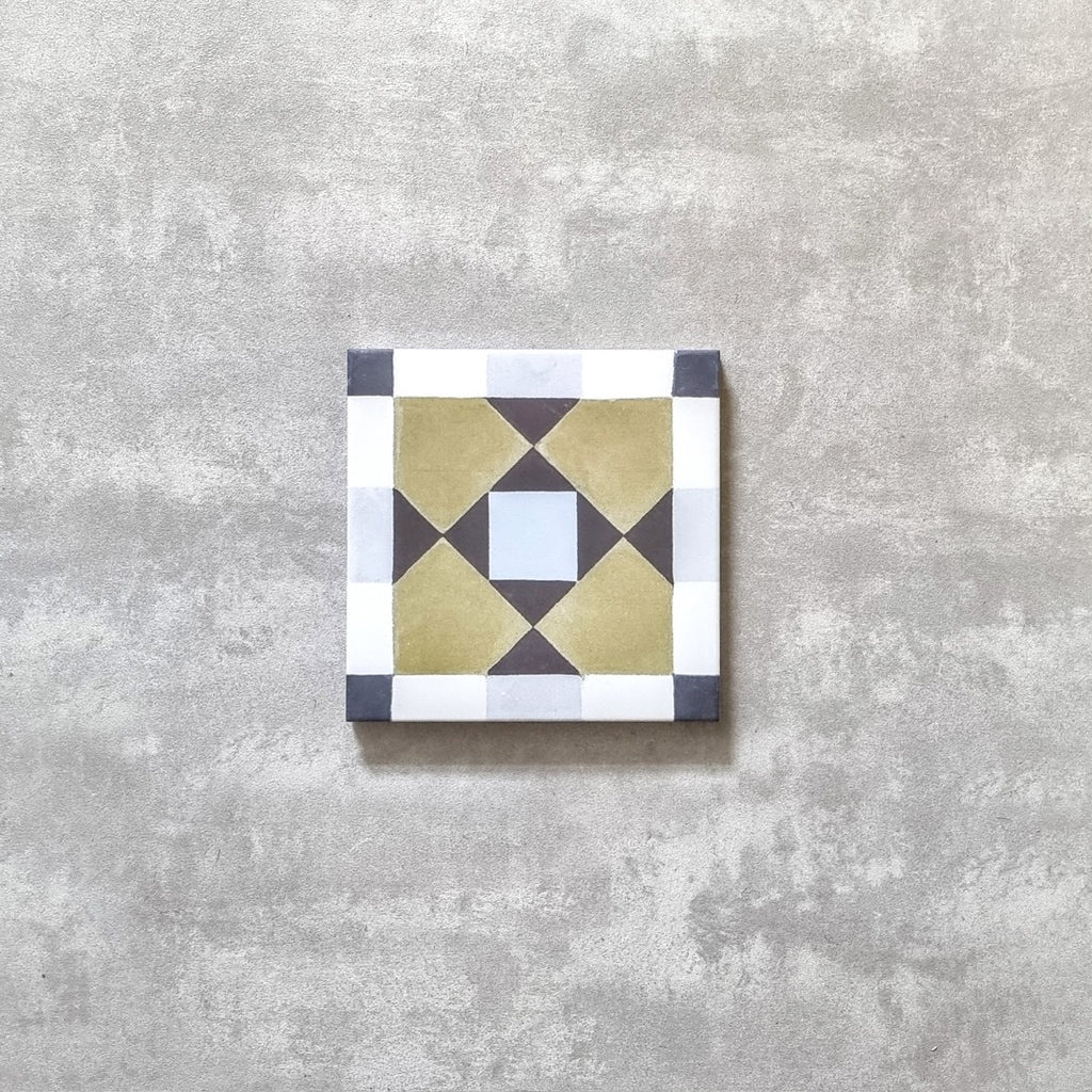 Ravello Golden Mustard Gold Moroccan Tiles 20cm x 20cm