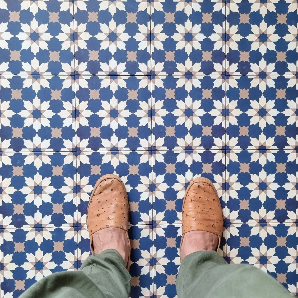 Madeira Marina Tile Moroccan Tiles Wall & Floor Tiles 20cm x 20cm
