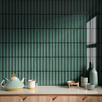 Alchemy Hunter Green | Wall Tile | 6.5cm x 30cm
