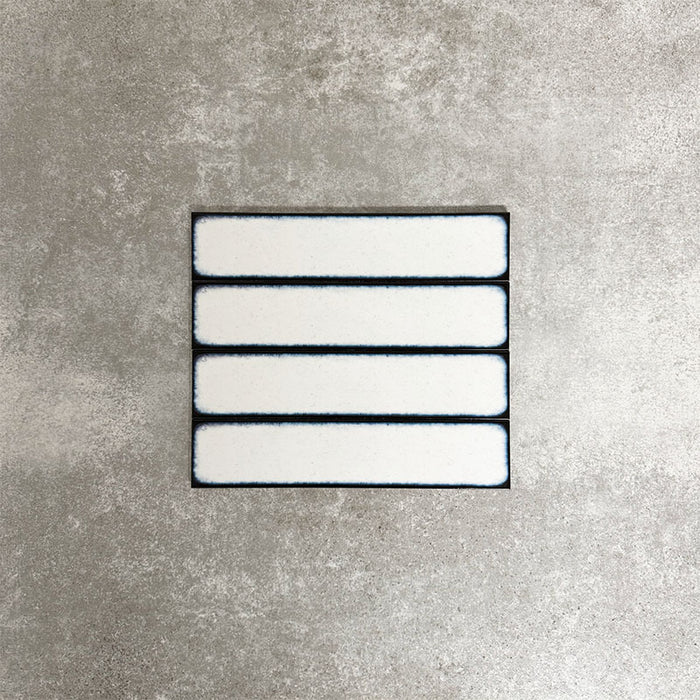 Alchemy Magma White Wall Tile 6.5cm x 30cm Ceramic Tile