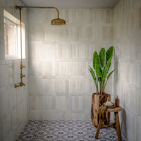 Allegra Blanca | Gloss Brick Tile | 6cm x 25cm