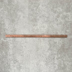 Allegra Tusk Pink Gloss pencil bullnose border ceramic tile in a 1.2 × 30cm format, featuring warm pink tones, a glossy finish and smooth rounded edge for clean tile edging and decorative borders.