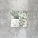 Product image of Amalfi Square Salvia Vintage Marble wall and floor tiles in an 11cm x 11cm format, featuring green and white marble effect detailing, natural veining and softly rounded vintage-inspired edges.