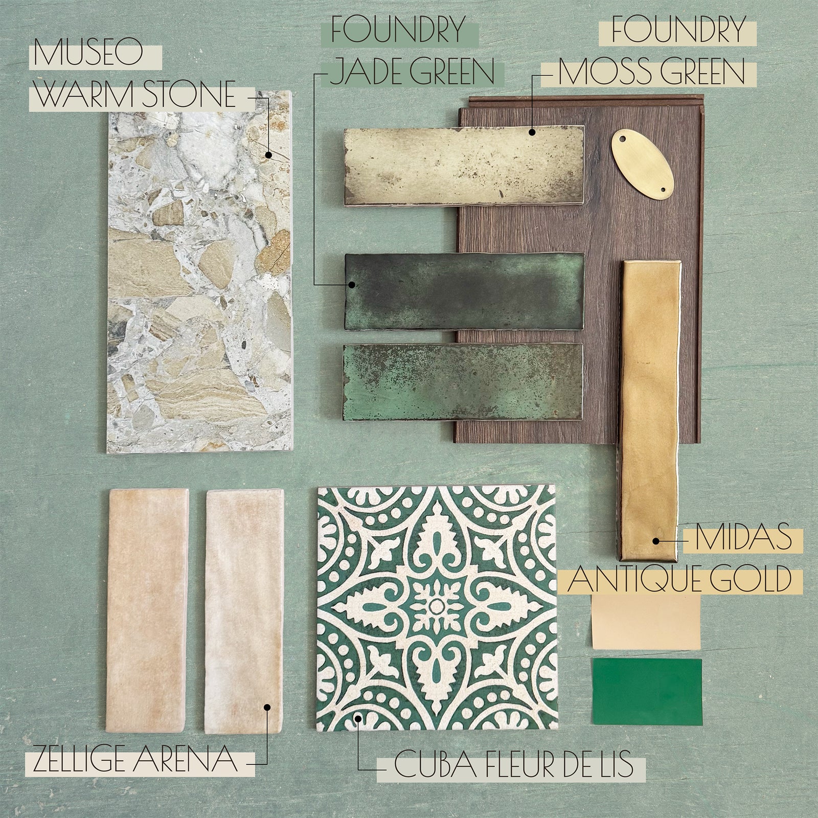 Moodboard - Antique Emerald