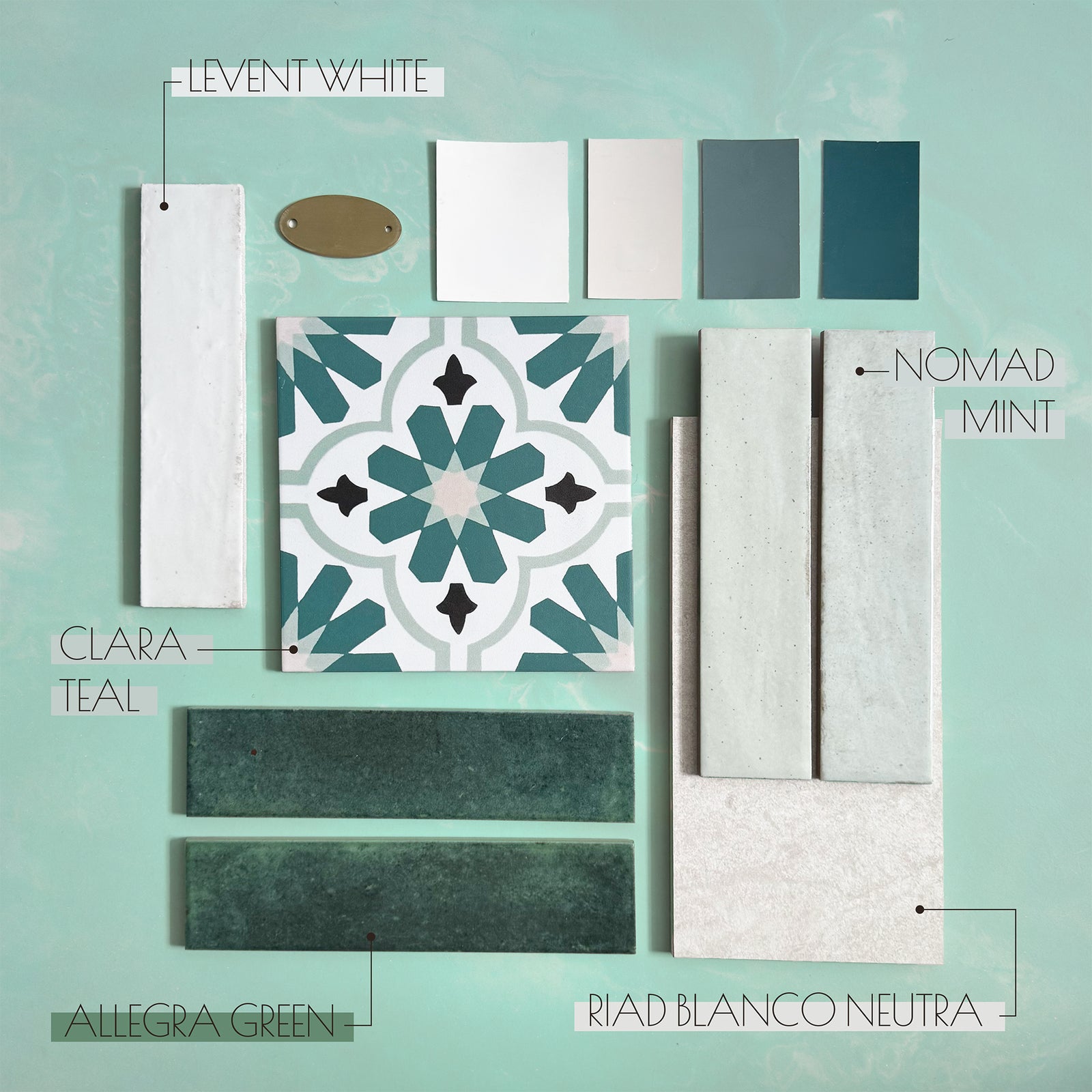 Moodboard - Aqua Oasis