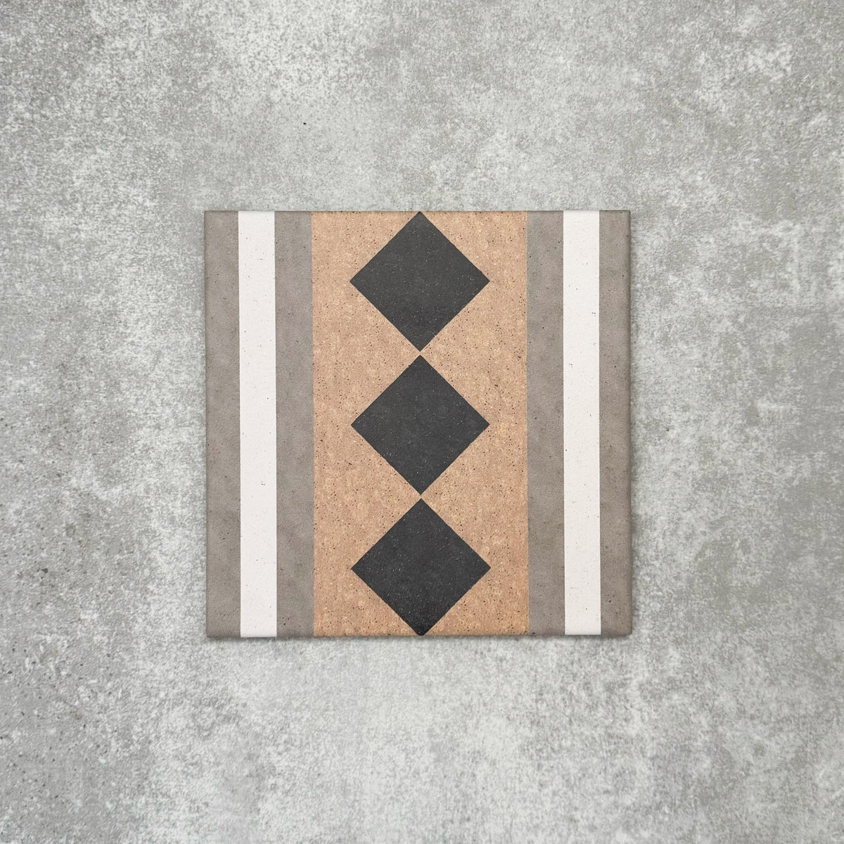 Banbury Manor Victorian Side / Border Tile 20cm x 20cm