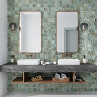 Saigon Celadon Green Decor Square | Wall Tile | Moroccan Style | 10cm x 10cm