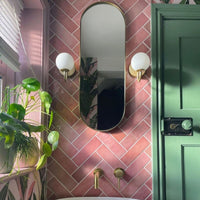 Zellige Rose Pink Brick | Moroccan Style | 6.5cm x 20cm