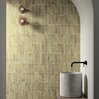 Zellige Weald Green Brick | Moroccan Style | 6.5cm x 20cm