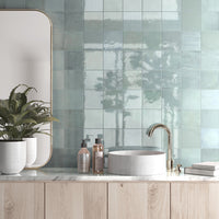 Zellige Aqua Square | Moroccan Style | 13.2cm x 13.2cm