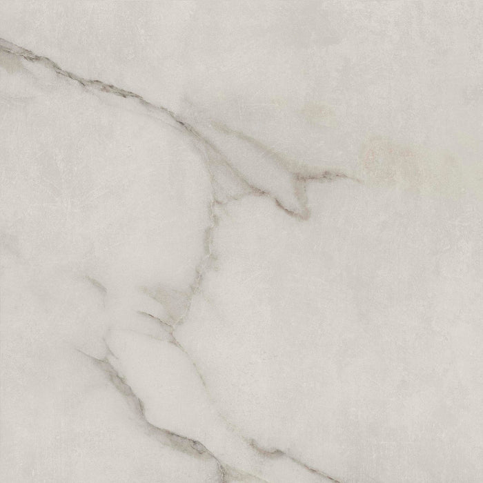 CUT TILE SAMPLE Vitoria Bianco Classic White Marble Style Chequerboard Tiles | 30cm x 30cm