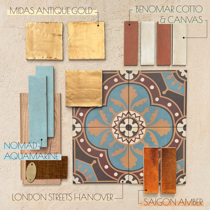 London Streets Hanover Square | Victorian Moroccan Style | 20cm x 20cm
