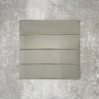 Brooklyn Sage Green Gloss | Flat Subway Metro Brick Wall Tile | 7.5cm x 30cm