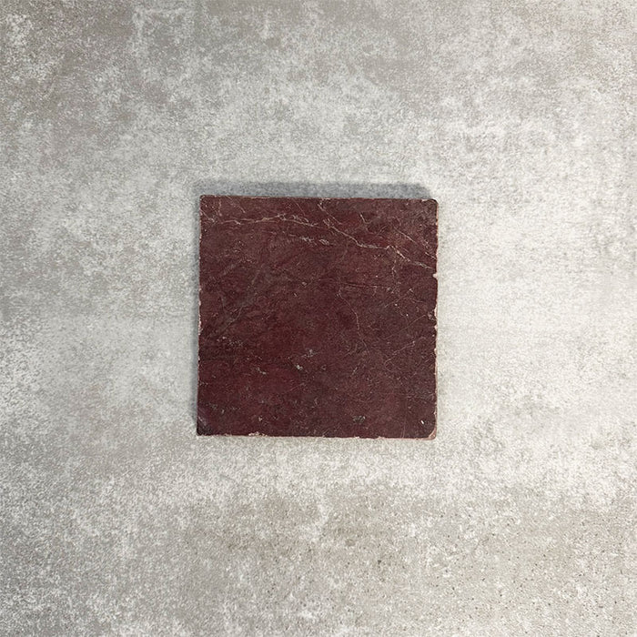 Fayrouz Burgundy Red | Tumbled Finish | Natural Marble | 15.2cm x 15.2cm