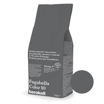 Kerakoll | Fugabella Color | Colour No. 10 | Charcoal | 3kg
