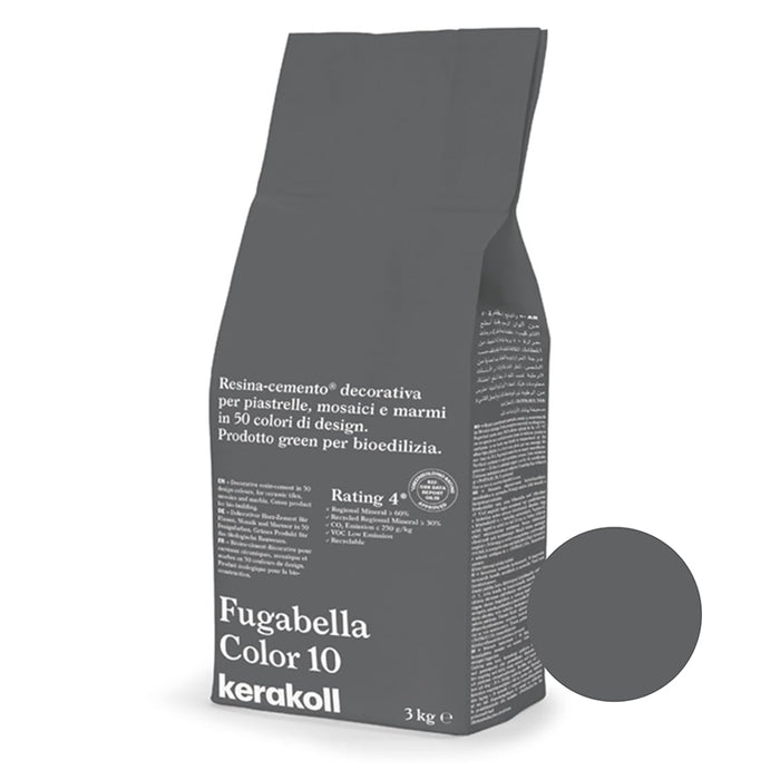 Kerakoll | Fugabella Color | Colour No. 10 | Charcoal | 3kg