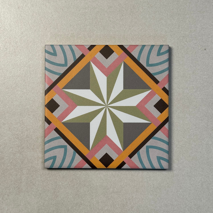 FULL TILE SAMPLE Cuba MINI Star 15cm x 15cm