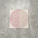 Eclipse Rosa 20x20cm terrazzo-style decor tiles featuring a soft geometric circle design in blush pink and warm neutral tones, creating a playful yet contemporary patterned floor or wall finish.