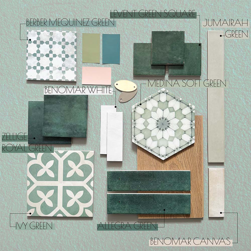 Moodboard - Emerald Escape
