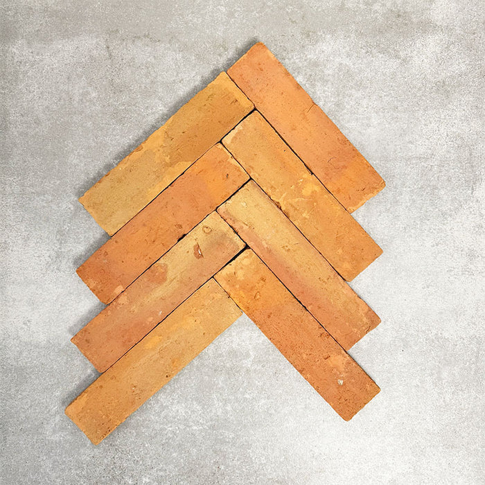 Umbrian Handmade | Terracotta | Brick Tiles |  7.5cm x 30cm | Wall and Floor Tiles