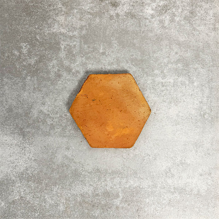 Umbrian Handmade | Terracotta | Hexagon Tiles |  15cm x 17.5cm | Wall and Floor Tiles