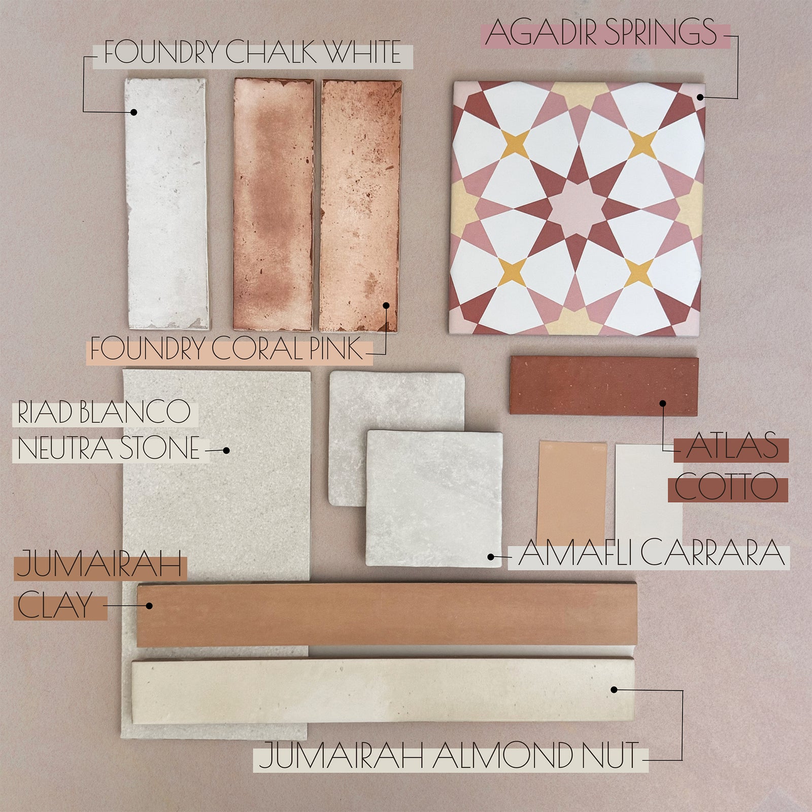 Moodboard - Faded Terracotta