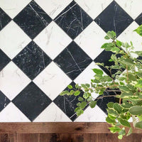 Florence Calacatta White | Marble Effect | 25cm x 25cm