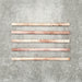 Foundry Coral Pink 1.5x30cm gloss pencil bullnose border tile featuring a handcrafted-style finish with warm blush and terracotta tones, designed for decorative edging and refined finishing details in wall tile installations.