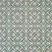 Cuba Fleur de Lis Moroccan-style porcelain tiles in a 20×20cm square format, arranged in a repeating decorative pattern featuring soft green and white detailing, and classic encaustic-style design.