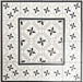 Pattern layout featuring Canterbury Star Victorian-style porcelain tiles in a 20 × 20cm format, arranged with coordinating border and corner tiles to create a framed geometric design with repeating star motifs, ideal for traditional hallway and entrance floor layouts.