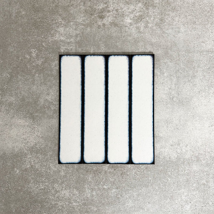 Alchemy Magma White Wall Tile 6.5cm x 30cm Ceramic Tile