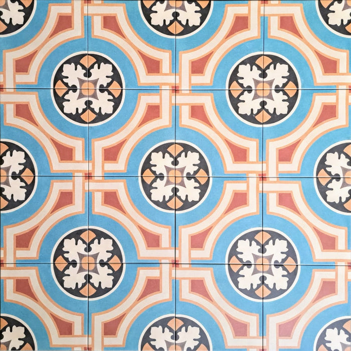 Carnegie Hall | Multicoloured Tile  | 20cm x 20cm | Wall & Floor Tiles