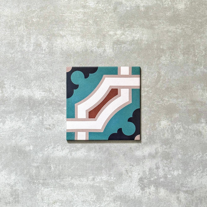 Leicester Square Multicolour Victorian Tiles 20cm x 20cm