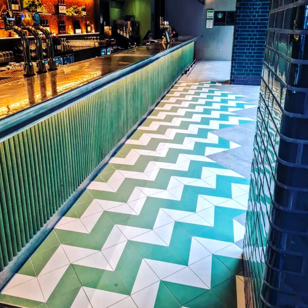 Infinity Green Tile Wall & Floor Tiles Porcelain Tile 20cm x 20cm