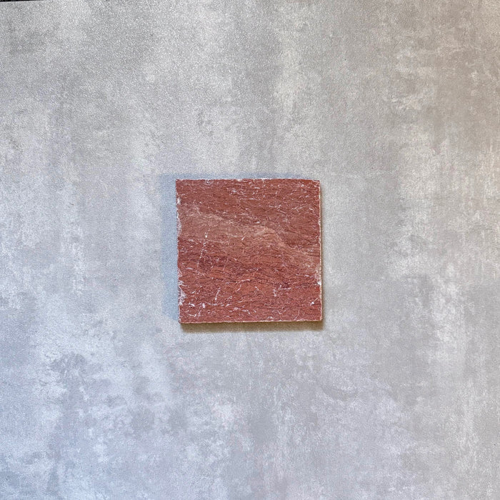 Fayrouz Rosso | Tumbled Finish | Natural Marble | 15.2cm x 15.2cm