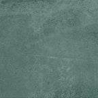 Close-up of Iron Emerald Green Oxide Metallic 80 × 80cm porcelain tile, showcasing deep green tones with soft tonal variation, a gently textured surface, and a subtle metallic effect that brings depth and a contemporary, industrial-inspired finish to interior spaces.