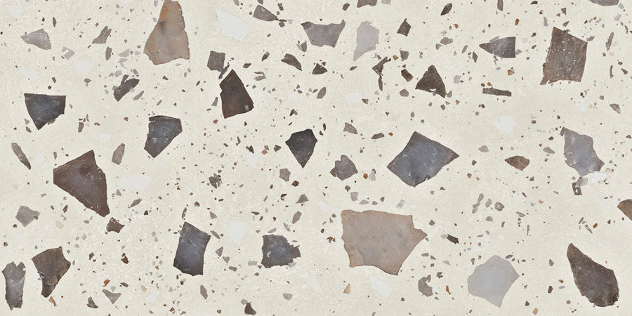 Lakestone Terrazzo Ivory | 2cm Outdoor Porcelain Tile Slabs | 49.75cm x 99.55cm