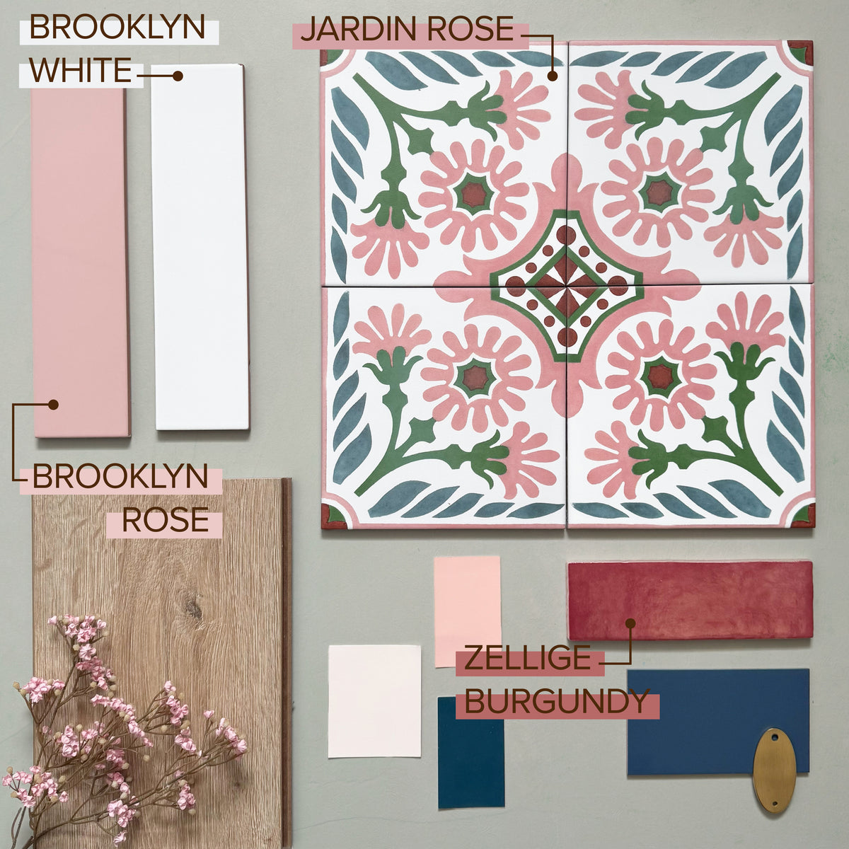 Brooklyn White Gloss  | Flat Subway Metro Brick Wall Tile | 7.5cm x 30cm