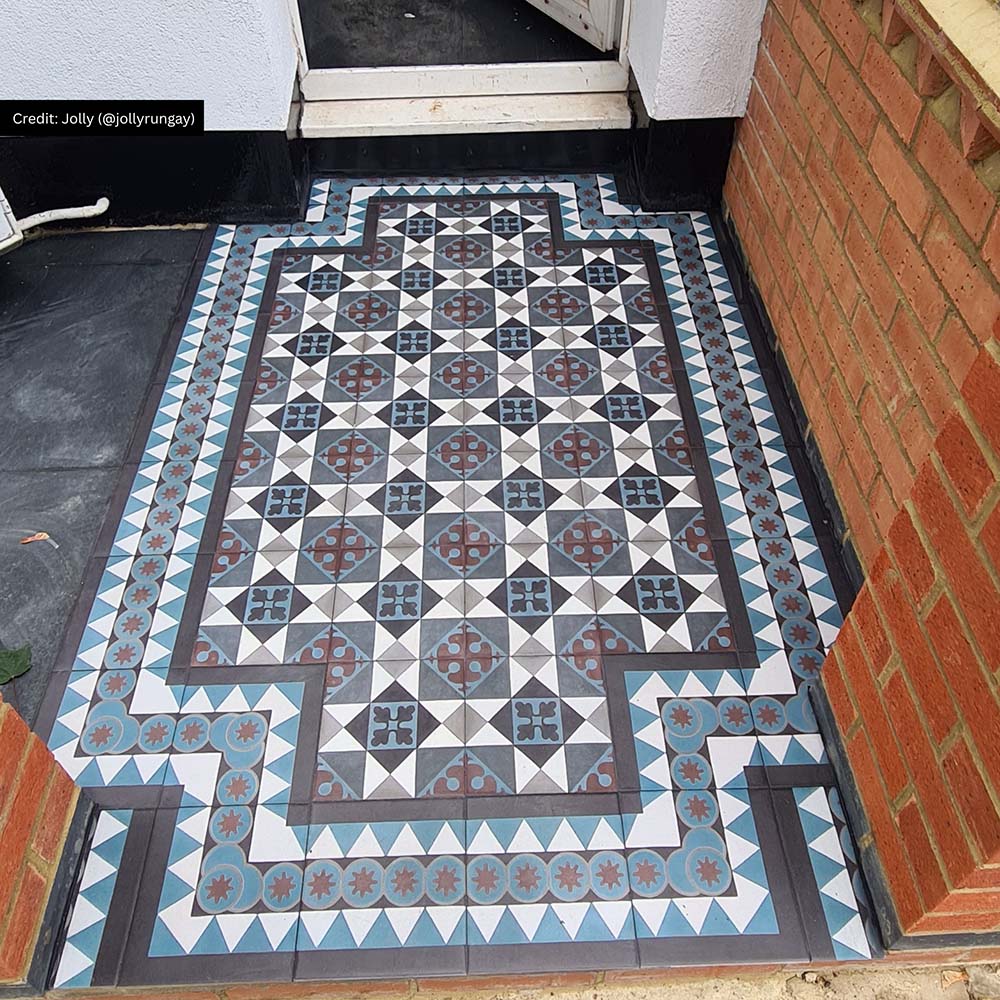 Westminster Manor A Victorian Tile 20cm x 20cm
