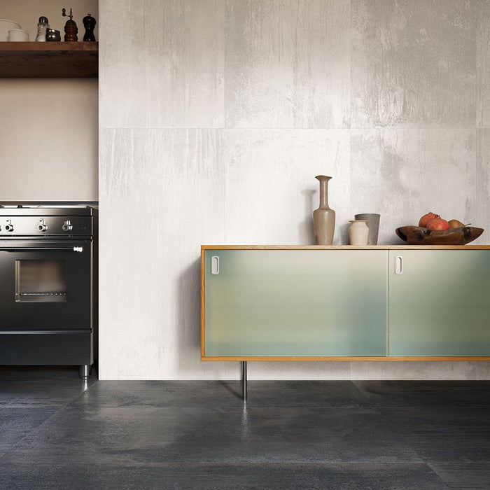 Kiln Blanco Metallic Wall and floor Tiles 60cm x 120cm