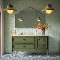 Liberty Mint Green Rustic Effect Gloss Wall Tiles 7.5cm x 15cm