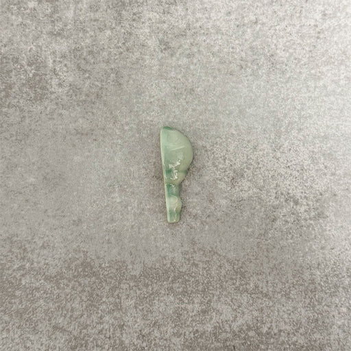 Pimlico Lime Green external corner tile with a crackle glaze finish, featuring soft green tones and a shaped ceramic profile designed to neatly finish and protect external wall tile edges.