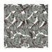 Flat lay of Lucca Bali 3D Décor 60 × 120cm porcelain wall and floor tiles, featuring layered tropical leaf patterns in soft green, grey, and charcoal tones with a bold decorative finish.