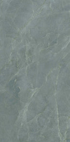 Lucca Ocean Green Lux 3D 60 × 120cm porcelain wall and floor tile, showcasing rich green marble-effect shading with subtle natural veining and a luxurious polished stone-inspired surface finish.